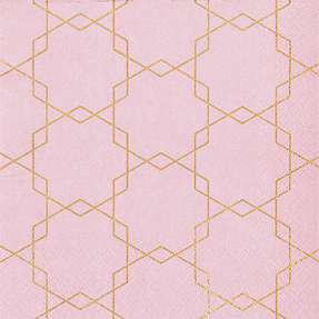 Windsor mønstrede servietter 33x33 cm 20-pak