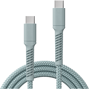 X2O Longlife 100W USB-C/C-kabel 2M - Skyblå