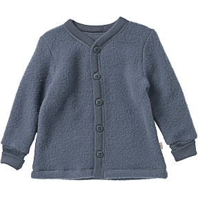 808 baby uld cardigan str. 80 - blå