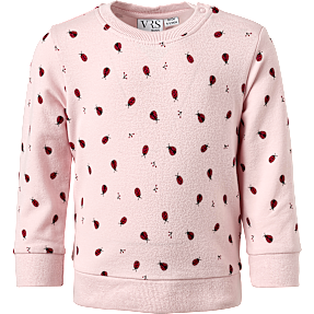 VRS baby sweatbluse str. 80 - lyserød