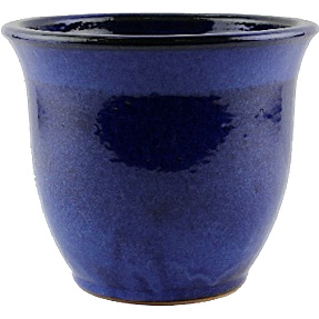 Aurora potte H: 33 cm - blå