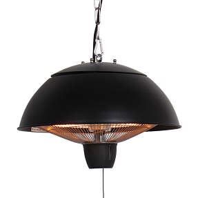 HORTUS terrassevarmer, hængemodel - sort