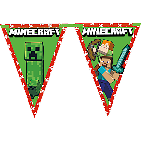 Flagguirlande L: 2,3 m - Minecraft