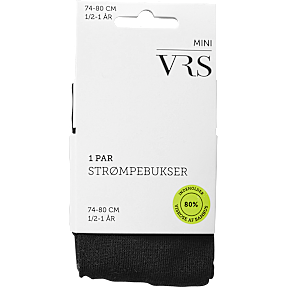 VRS baby strømpebukser str. 0-½ år - sort
