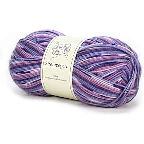 Salling strømpegarn - multifarvet 82456