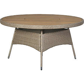 Serena havebord - natur/teak look