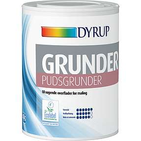 DYRUP pudsgrunder 0,75 liter - hvid