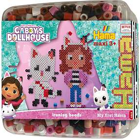 Hama maxi perler og stiftplade - Gabby's Dollhouse