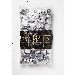 Windsor fyrfadslys 125-pak - Hvid