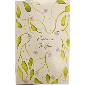 Salling kort med kuvert - blomster