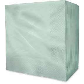 Salling ensfarvede servietter 40x40 cm 50-pak - støvgrøn