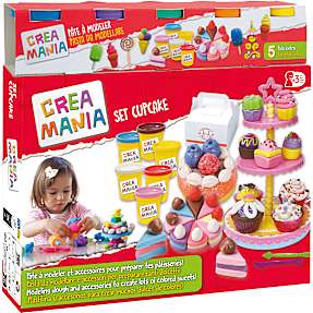 Modellervoks Cupcakes legesæt