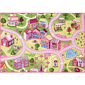 Rebel Roads Pink tivoli legetæppe