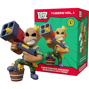 PEEPZ figur - Firstgrade Monkey Bazooka Edition