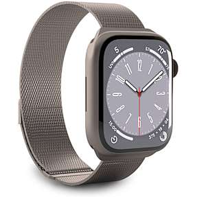 PURO urrem til Apple Watch 42/44/SE/45/46/49 mm – titanium
