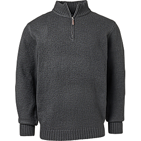 VRS herre halfzip strik str. XL - sort