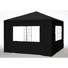 Sider til Koby pavillon sort - 3 x 1,9 m