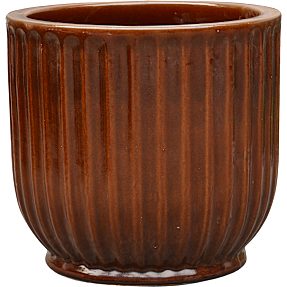 Valencia krukke - brun - Ø:27 H:24 cm