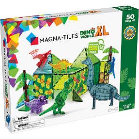 MAGNA-TILES dino XL magnetisk byggesæt 50 dele