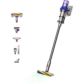 Dyson V15 Fluffy ledningsfri støvsuger - sølvfarvet og lilla