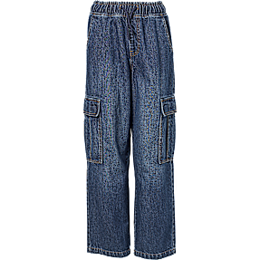 VRS teen denimbukser str. 134 - blå