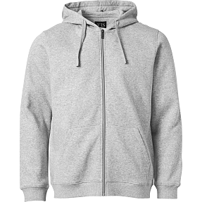 VRS herre hættetrøje str. L - lysegrå