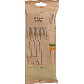 Bambus gaffel - 17 cm