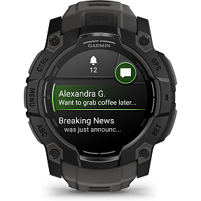 Garmin Instinct 3 Amoled smartwatch - sort