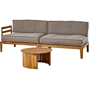 Utah pallebænke med London longebord - akacie