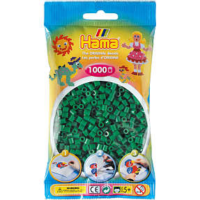 Hama midi perler 1000 stk. - grøn