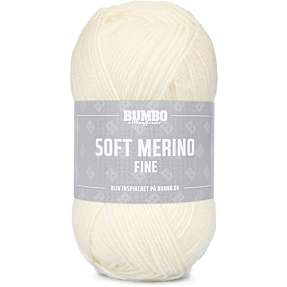 BUMBO Soft Merino Fine Uldgarn - Råhvid 1102