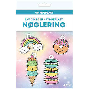 Krympeplast nøglering