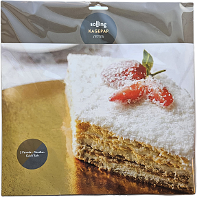 Salling kagefoliebund rund 2-pak - gulv/sølvfarvet