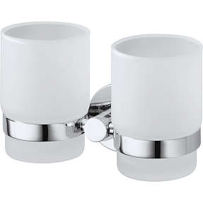 Haceka Kosmos dobbelt kopholder - krom