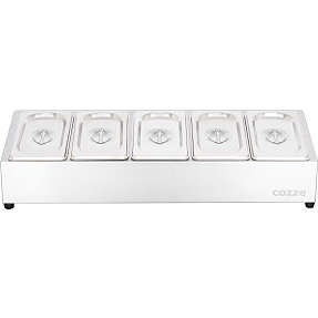 Cozze toppingstation 5 rum