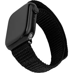 Fixed Nylon Sporty Strap nylonrem til Apple Watch - sort