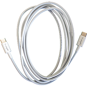 Leki ladekabel 2 meter - hvid