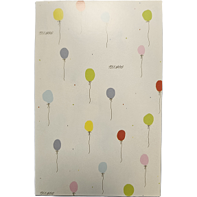 Salling kort med kuvert - balloner