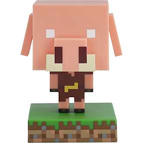 Minecraft Piglin lampe - multifarvet