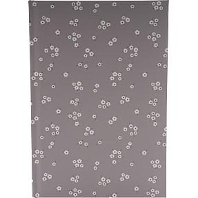 Danpen notesbog A5 - blomster/beige