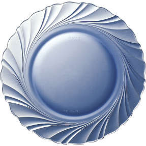 Duralex glastallerken 23,5 cm - blå