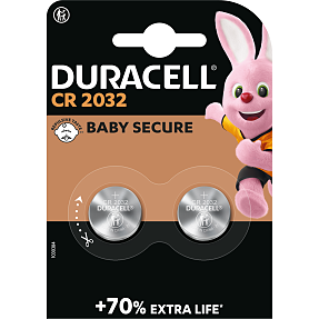 Duracell knapcelle CR2032 batterier 2-pak