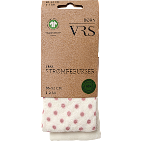 VRS børne strømpebukser str. 1-2 år - råhvid