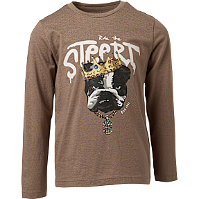 VRS børne bluse str. 122/128 - beige