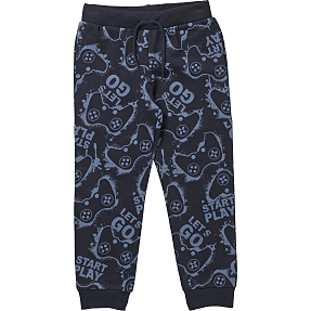 VRS børne sweatbuks str. 104 - blå