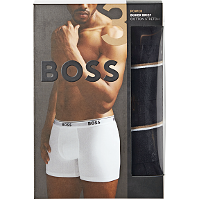 BOSS herre 3-pak tights str. M - sort