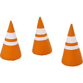 Hoppekids skumkeglesæt - 3 stk.