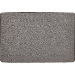 Salling dækkeserviet i læderlook - grå