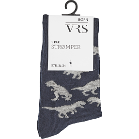 VRS børne strømper str. 31/34 - printet