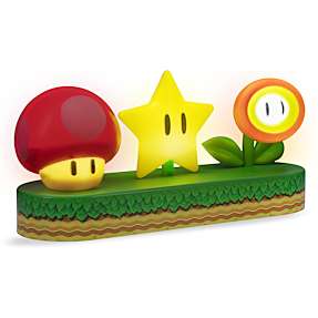 Super Mario lampe - multifarvet